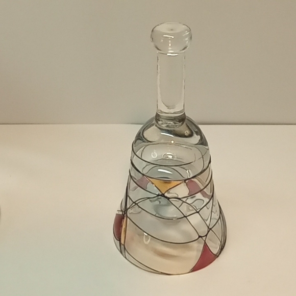 Vintage Partylite mosaic calypso stemmed glass votive candle holder & snuffer - Picture 4 of 6